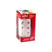 8410782197171-APLI kids - Adhésif décoratif - 900 pièces - rond - fleurs - 20 x 18 mm - 30 feuilles --P_405184288_2-1