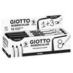 8000825413469-GIOTTO ROBERCOLOR - 12  Feutres tableau blanc - pointe ogive medium 4mm noir -P_405184304_2-1