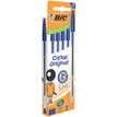 3086123734661-BIC Cristal - 5 Stylos à bille - bleu - 1 mm - pointe moyenne (étui carton)-P_405184361_2-1