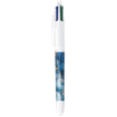 3086123755277-BIC 4 Couleurs - Stylo à bille 4 couleurs - 1 mm - pointe moyenne - blue liquid-P_405184362_2-1