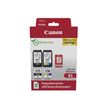 Canon PG-575XL/CL-576XL Photo Paper Value Pack - Pack de 2 - à rendement élevé - noir, couleur (cyan, magenta, jaune) - original - boîte de suspension - jeu de papier / cartouche d'encre - pour PIXMA TR4750i, TR4751i, TR4755i, TS3550i, TS3551i