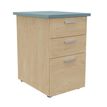 3253310186361-Caisson HT bureau - steely/stelly manager - Profondeur 60 cm - chene - top bleu argile --0