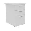 3253310197015-Caisson HT bureau - steely/stelly manager - Profondeur 60 cm - blanc perle - top blanc perle --0