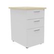 3253310197275-Caisson HT bureau - steely/stelly manager - Profondeur 60 cm - blanc perle - top erable--0