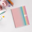 8422593040812-Notebook Aurora, Couverture souple, A4, quadrillage 5x5 mm, 120 feuilles de 4 couleurs, Miquelrius, Wes--2
