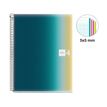 8422593040843-Notebook Aurora, Couverture souple, A4, quadrillage 5x5 mm, 120 feuilles de 4 couleurs, Miquelrius, Ice--1