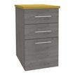 3253310214279-Caisson HT bureau - steely/stelly manager - Profondeur 60 cm  - chene gris - top jaune cur-P_405185158_1-0