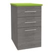 3253310214620-Caisson HT bureau - steely/stelly manager - Profondeur 60 cm - chene gris - top vert -P_405185161_1-0