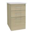 3253310220676-Caisson HT bureau - steely/stelly manager - Profondeur 60 cm - erable - top blanc perle-P_405185162_1-0
