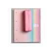 8422593040812-Notebook Aurora, Couverture souple, A4, quadrillage 5x5 mm, 120 feuilles de 4 couleurs, Mi-P_405185741_2-8