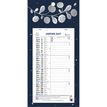 3660942086356-Calendrier mensuel avec feuillets détachables 13 x 23 cm sur plaque décors Végétal 16 x 33 cm  - disponible dans différentes cou--0