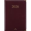 3664447206202-Agenda Kiev - 1 semaine sur 2 pages - 22 x 30 cm - bordeaux - Oberthur--0