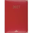 3664447229775-Agenda Kiev - 1 semaine sur 2 pages - 22 x 30 cm - rouge - Oberthur--0