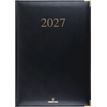 3664447229799-Agenda Kiev - 1 semaine sur 2 pages - 22 x 28 cm - noir - Oberthur--0