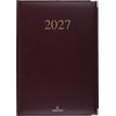 3664447229829-Agenda Kiev - 1 semaine sur 2 pages - 22 x 28 cm - bordeaux - Oberthur--0