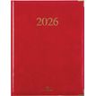 3664447206264-Agenda Kiev - 1 semaine sur 2 pages - 22 x 28 cm - rouge - Oberthur--0