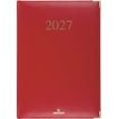 3664447229836-Agenda Kiev - 1 semaine sur 2 pages - 22 x 28 cm - rouge - Oberthur--0