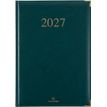 3664447229843-Agenda Kiev - 1 semaine sur 2 pages - 22 x 28 cm - vert - Oberthur--0