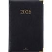 3664447206288-Agenda Kiev - 1 semaine sur 2 pages - 17 x 24,5 cm - noir - Oberthur--0