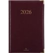 3664447206301-Agenda Kiev - 1 semaine sur 2 pages - 17 x 24,5 cm - bordeaux - Oberthur--0