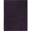 3664447229287-Agenda à spirale Primrose - 1 semaine sur 2 pages - 22 x 28 cm - violet - Oberthur--0