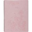 3664447204840-Agenda à spirale Primrose - 1 semaine sur 2 pages - 22 x 28 cm - rose - Oberthur--0
