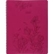 3664447204864-Agenda à spirale Primrose - 1 semaine sur 2 pages - 22 x 28 cm - fuchsia - Oberthur--0