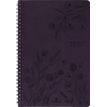 3664447229331-Agenda à spirale Primrose - 1 semaine sur 2 pages - 17 x 24,5 cm - violet - Oberthur--0
