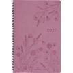 3664447229362-Agenda à spirale Primrose - 1 semaine sur 2 pages - 17 x 24,5 cm - bois de rose - Oberthur--0