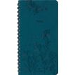 3664447205038-Agenda de poche spiralé Primrose - 1 semaine sur 2 pages - 9,5 x 17 cm - vert canard - Oberthur--0