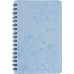 3664447229508-Agenda de poche spiralé Primrose - 1 semaine sur 2 pages - 10 x 15 cm - bleu ciel - Oberthur--0