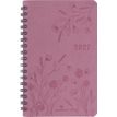 3664447229515-Agenda de poche spiralé Primrose - 1 semaine sur 2 pages - 10 x 15 cm - bois de rose - Oberthur--0