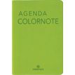 3664447228150-Agenda Colornote - 1 semaine sur 2 pages - 10 x 15 cm - vert pomme - Oberthur--0