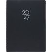 3664447231198-Agenda à spirale Portland - 1 semaine sur 2 pages - 22 x 28 cm - noir - Oberthur--0