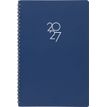 3664447231259-Agenda à spirale Portland - 1 semaine sur 2 pages - 17 x 24,5 cm - bleu - Oberthur--0