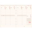 3664447203393-Oberthur - Recharge pour organiseur - 1 semaine sur 2 pages (semainier international) - 14,5 x 23,5 cm--0
