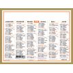 3664447196824-Calendrier Classique - 6 mois par face - 13,5 x 17,5 cm - Oberthur--0