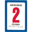 3664447206745-Oberthur - Bloc éphéméride classique - 6 x 9 cm - bleu--0