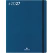 3664447232355-Agenda Flex - 1 semaine sur 2 pages - 22 x 28 cm - bleu marine - Oberthur--0