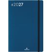 3664447232409-Agenda Flex - 1 semaine sur 2 pages - 17 x 24,5 cm - bleu marine - Oberthur--0
