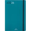 3664447205939-Agenda Flex - 1 semaine sur 2 pages - 17 x 24,5 cm - émeraude - Oberthur--0