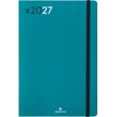 3664447232430-Agenda Flex - 1 semaine sur 2 pages - 17 x 24,5 cm - émeraude - Oberthur--0