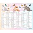 3664447231686-Mini calendrier illustré - 6 mois par face - 13,5 x 17,5 cm - différents modèles disponibles - Obert--0