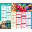 3664447193458-Mini calendrier illustré - 6 mois par face - 13,5 x 17,5 cm - différents modèles disponibles - Obert--1