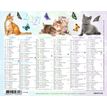 3664447231686-Mini calendrier illustré - 6 mois par face - 13,5 x 17,5 cm - différents modèles disponibles - Obert--1