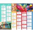 3664447231686-Mini calendrier illustré - 6 mois par face - 13,5 x 17,5 cm - différents modèles disponibles - Obert--2