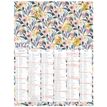 3664447227542-Calendrier Poster or - 6 mois par face - 21 x 26,5 cm - Oberthur--0