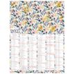 3664447227542-Calendrier Poster or - 6 mois par face - 21 x 26,5 cm - Oberthur--0