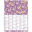 3664447227542-Calendrier Poster or - 6 mois par face - 21 x 26,5 cm - Oberthur--1