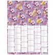 3664447227542-Calendrier Poster or - 6 mois par face - 21 x 26,5 cm - Oberthur--1